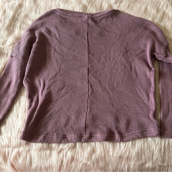 Mauve Knit Sweater - Picture 2 of 3